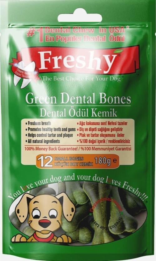 Dental Yeşil Kemik Köpek Ödülü 12li Paket
