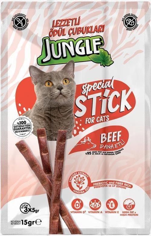 Kedi Stick Dana Etli Kedi Ödül Maması 3 X 5 Gr