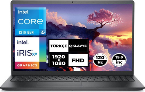 Vostro 3520 Intel Core i5-1235U 32GB 512GB SSD 15.6" FHD Freedos Taşınabilir Bilgisayar N5315PVNB3520U005