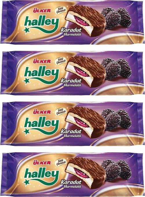 Halley Karadut Marmelatlı 236 gr 7 li x 4 Adet