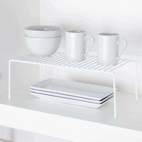 TEL ORGANİZER DOLAP DEPOLAMA RAFI 4'LÜ SET 22X40CM BEYAZ