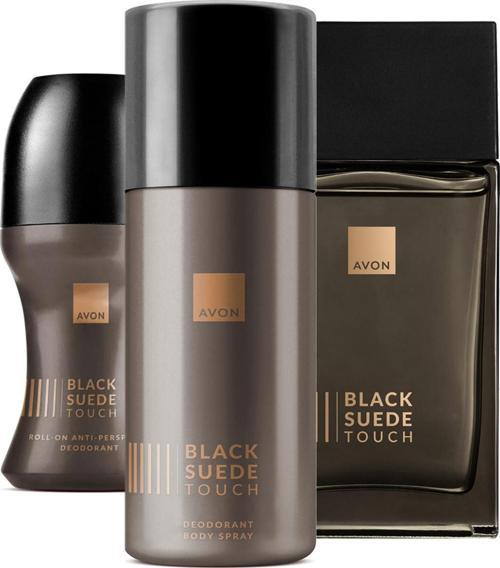 Black Suede Touch Erkek Parfüm Rollon Deodorant Paketi