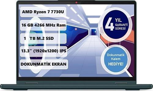 Yoga 6 AMD Ryzen 7 7730U 16GB 1TB SSD Freedos 13.3" WUXGA Taşınabilir Bilgisayar 83B2008RTX