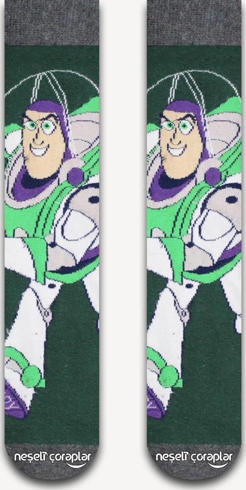 Buzz Lightyear Renkli Çorap