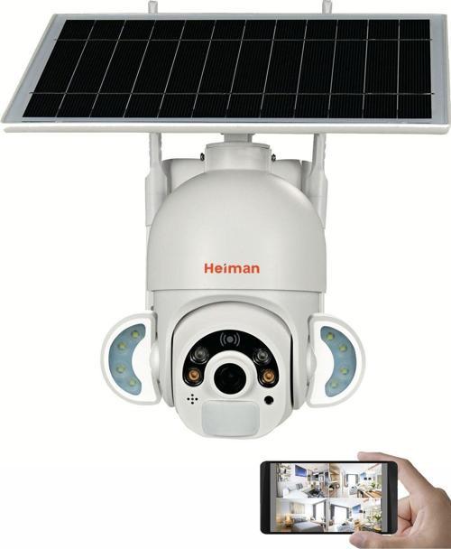 Hm - 840 4G Sim Kartlı Güneş Enerjili (Solar) 360° Hareketli Akıllı Kamera - Uygulama Kontrol