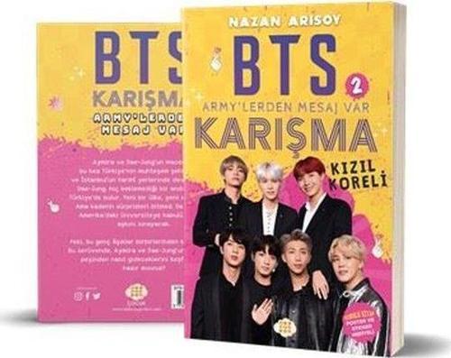 Army'lerden Mesaj Var BTS Cilt 2 - Karışma - Kızıl Koreli - Kokulu Kitap - Poster ve Sticker Hediyel