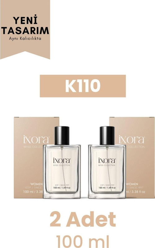 K110 (2 Adet) Desing Kadın Parfüm 100 Ml Edp