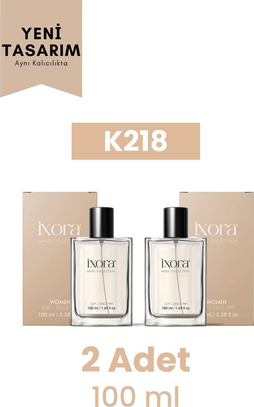 K218 (2 Adet) Beauty Kadın Parfüm 100 Ml Edp