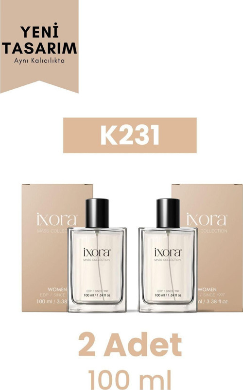 K231X2 (2 Adet) Soft Kadın Parfüm 100 Ml Edp
