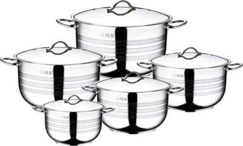 Mega-Xl Gastro 2005 İndüksiyonlu 5'Li Derin Tencere Seti-24-26-28-30-36Cm