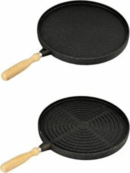 Hamarat Çift Taraflı Granit Kaplı 35 Cm Döküm Gözleme-Grill Tava