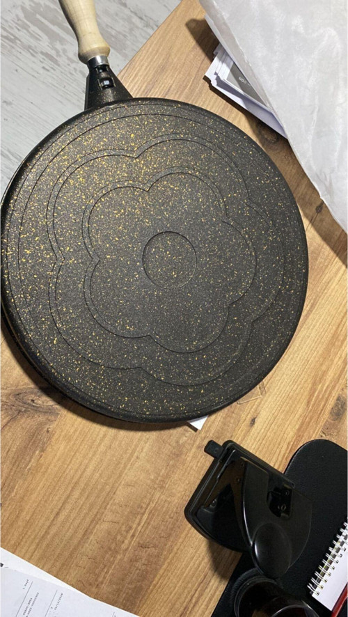 Hamaratlar Derin Döküm Granit Gözleme Tavası 36 Cm
