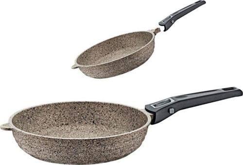 Oms 3284 Çıkarılabilir Saplı Döküm Tava Seti