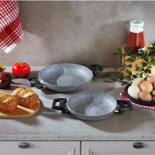 Eternal Sahan 18Cm+22Cm-2 Li Set-Gri