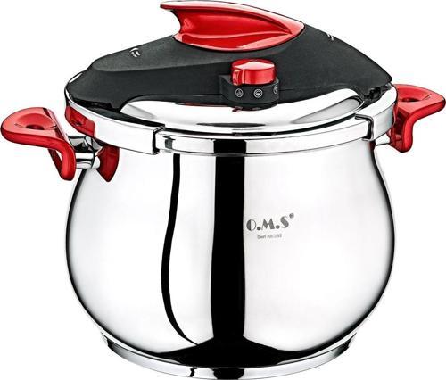 Oms 5102 2 Parça Klipso Kapak Düdüklü Tencere 14 Litre