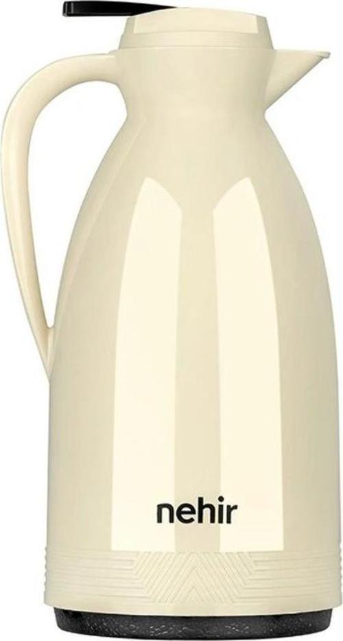 Feraye Cam Termos 1,5 Litre Cafe Latte Krem