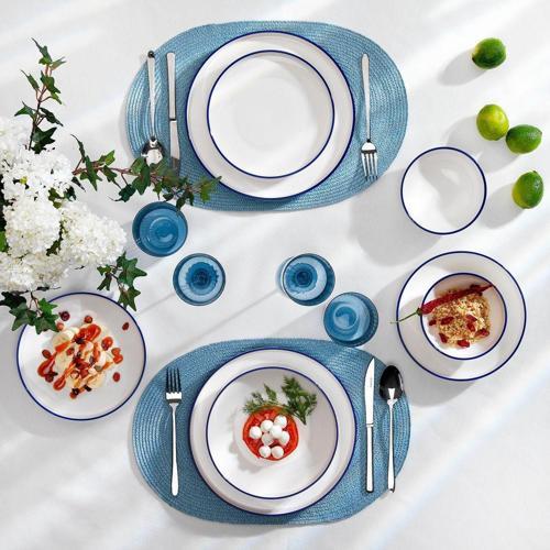 Iconic Yemek Takımı 24 Parça-Lacivert01