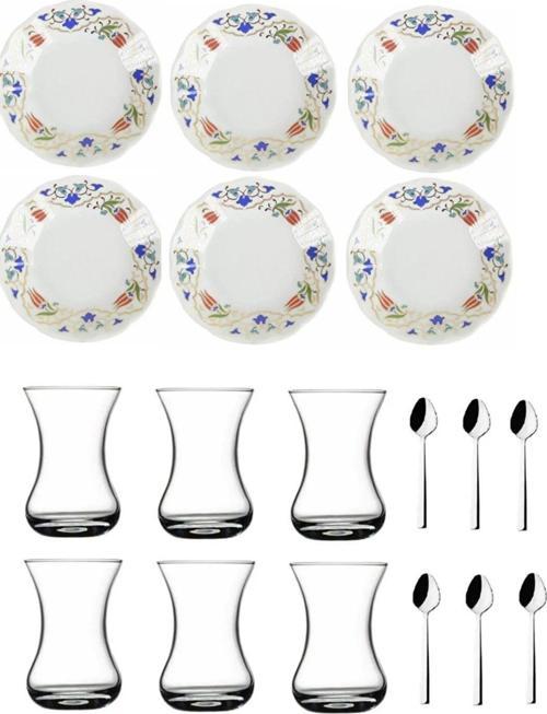 18 Parça Lalenaz Acem Çay Bardağı Çay Takımı Seti