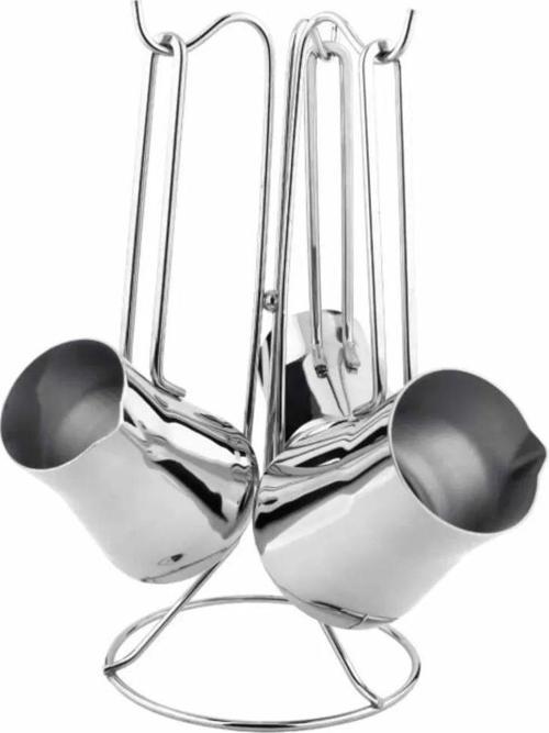 Gülsan Truva 4 Parça Çelik Metal Saplı Cezve Seti