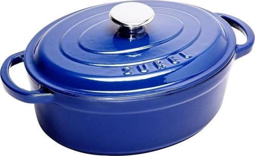 Sürel Aroma Kapak Oval Demirdöküm Tencere 23X29Cm