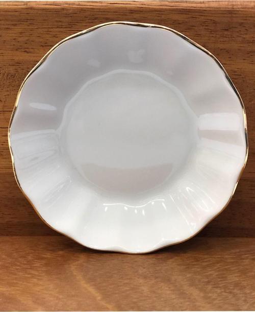 Çay Tabağı 6'Lı Sedef Altın Yaldızlı
