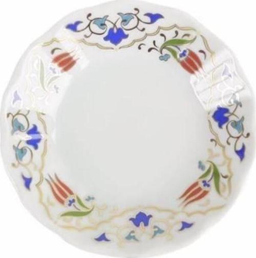 Porselen Çay Tabağı Lalenaz 6'Lı