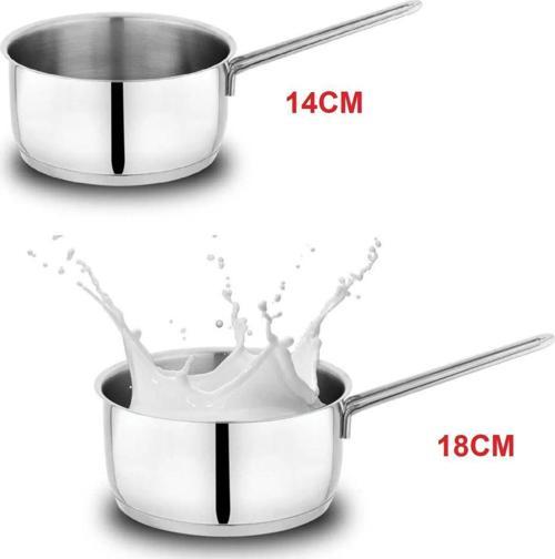 Wb. Sch. Held Çelik İndüksiyon Uyumlu İkili Kaçerola Set 14 Cm-18 Cm