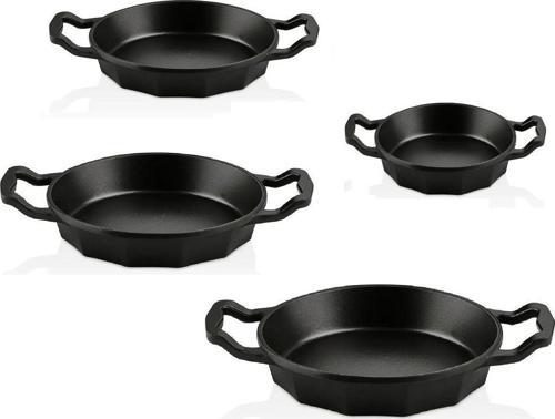 Dodeca 3725 - 4 Lü Bio Granit, Döküm, Kapaksız Sahan Seti 16-18-20-22Cm