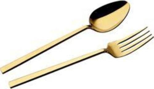 Elit Parlak Gold 36 Adet 6 Kişilik Çatal Kaşık Takımı