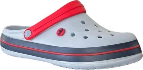 E195 Gri-Lacivert Erkek Hastane Sabo Terlik Sandalet
