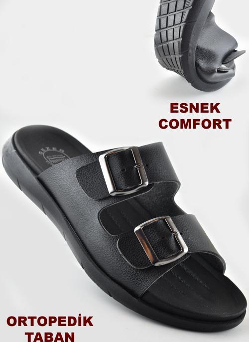 6062 FULL Ortopedik Günlük Erkek Terlik Sandalet Gezer Erkek Terlik Deniz Plaj
