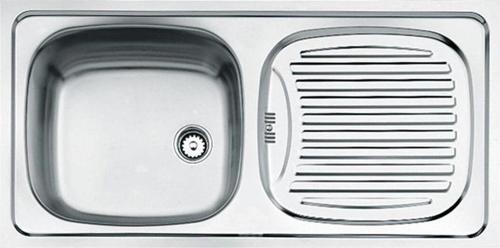 Ebm 45 Paslanmaz Çelik Tek Gözlü Sağ Damlalıklı Eviye (Pa350N1102)