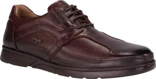 32605-H Broks Kahve Erkek Comfort Deri Kemik Ayakkabısı