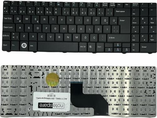 Compal NBLB3, NBLB5 Uyumlu Laptop Klavye Siyah TR