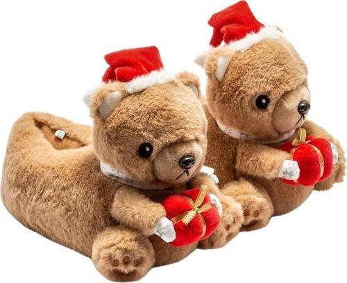 CC0627 Tw Regalo Kahve Hayvan Figürlü Kadın Panduf