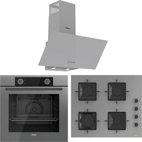 XE61CPR-SS208-D088 Ankastre Set - Gri