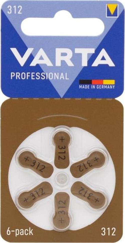 VARTA 312 NO KULAKLIK PİLİ 6LI PAKET 