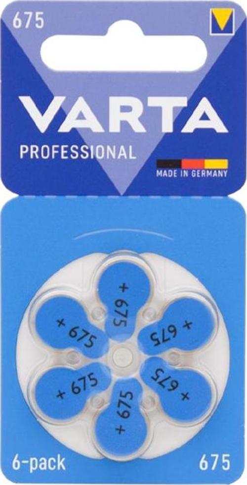 VARTA 675 NO KULAKLIK PİLİ 6LI PAKET 