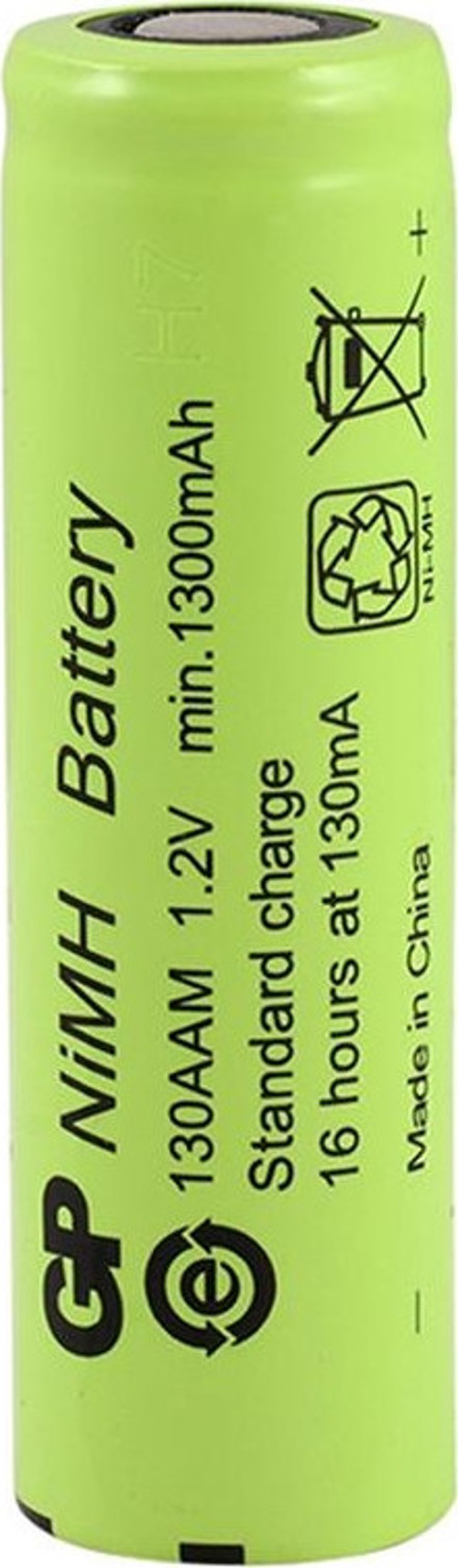 GP 130AAM 1.2 VOLT 1300 MA DUZ-KAFA ŞARJLI KALEM PİL