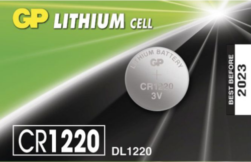 GP LITHIUM CELL CR-1220 DL-1220 PARA PİLİ 3V 5Lİ KART
