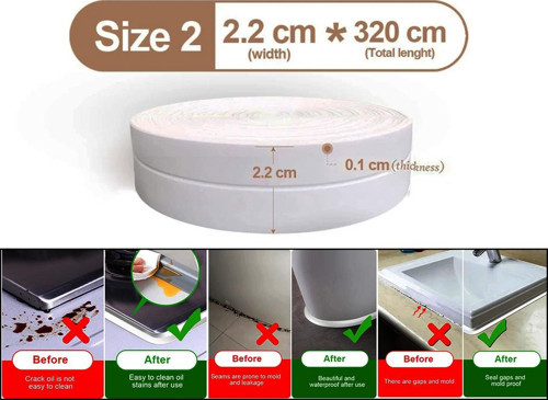 SU SIZDIRMAZ BANT BEYAZ 2.2CMX3.2MT