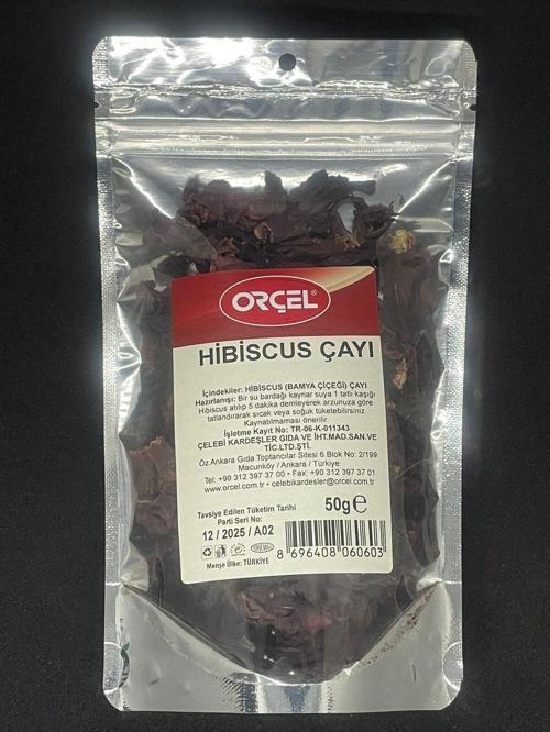 Hibiskus Çayı (Bamya Çiçeği) 50 gr