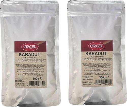 Karadut Aromalı Içecek Tozu Oralet Çay 300Gr X 2 Adet