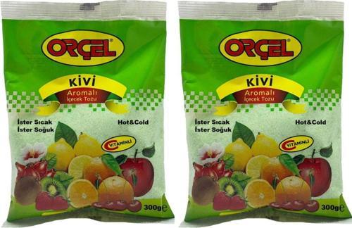 Kivi Aromalı İçecek Tozu Oralet Sıcak Soğuk 300 gr X 2 Adet