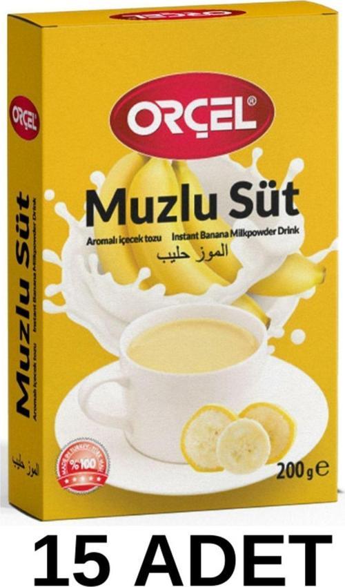 Muzlu Süt Aromalı Içecek Tozu Oralet Çay 15 X 200 gr
