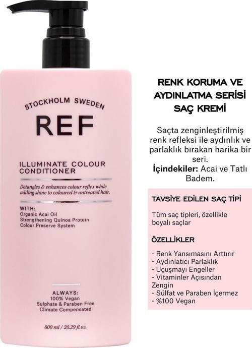 Boyalı Saçlar Için Aydınlatıcı, Nemlendirici Ve Koruyucu Bakım Kremi 600 Ml Illumınate Colour Cond