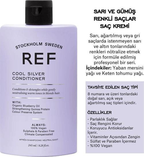 Cool Silver Saç Kremi 245 Ml