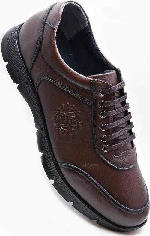 405 Tam Ortopedik Kauçuk Kaymaz Taban Hakiki Deri Kışlık Erkek Ayakkabı