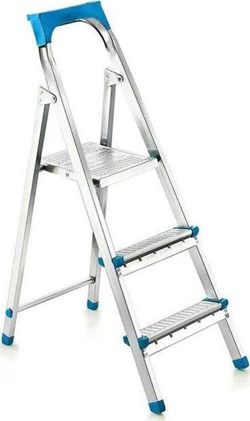 2+1BASAMAKLI METAL MERDİVEN Y: 60CM - 120KG.TAŞIMA KAPASİTESİ 