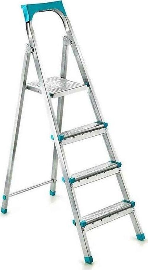 3+1BASAMAKLI METAL MERDİVEN Y: 82CM - 120KG.TAŞIMA KAPASİTESİ 